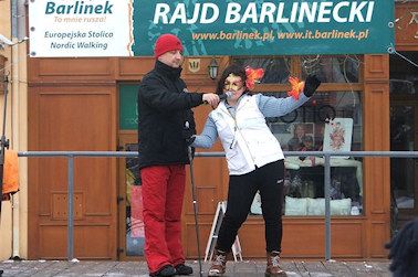 Karnawa�owy Rajd Nordic Walking w Barlinku 21.02.09r. - FOTORELACJA